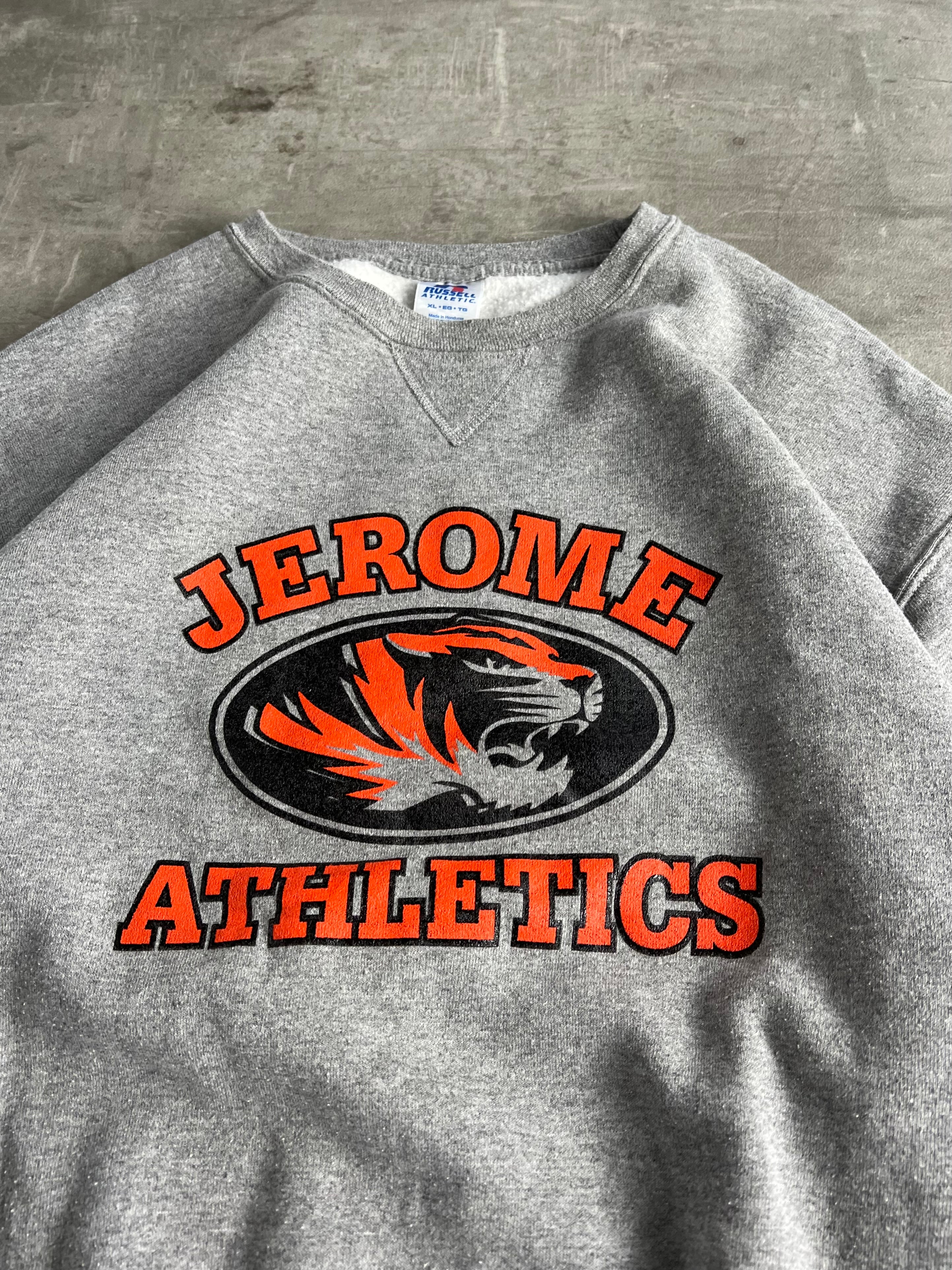 RUSSELL ATHLETIC VINTAGE CREWNECK GREY JEROME ATHLETICS - XL