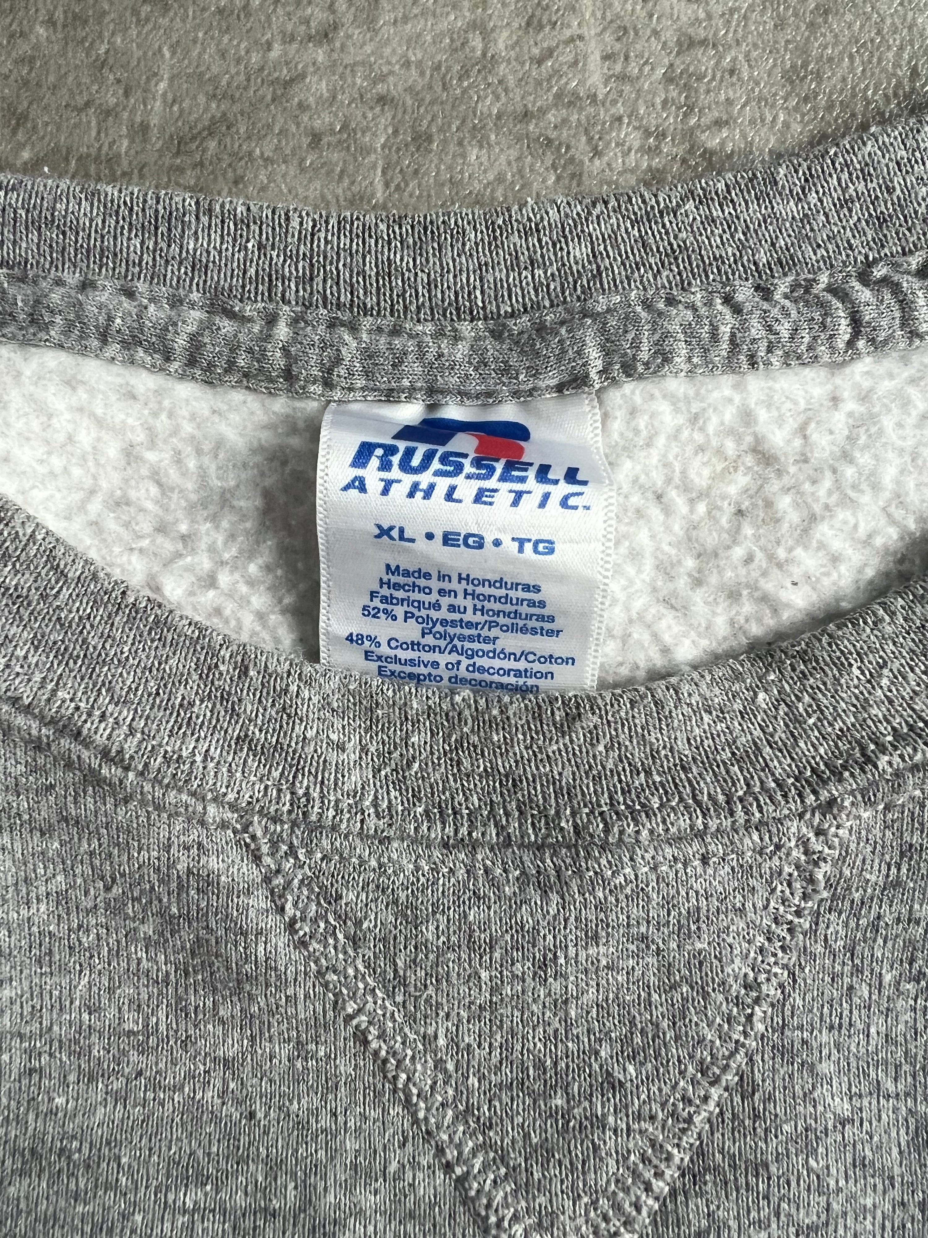 RUSSELL ATHLETIC VINTAGE CREWNECK GREY JEROME ATHLETICS - XL