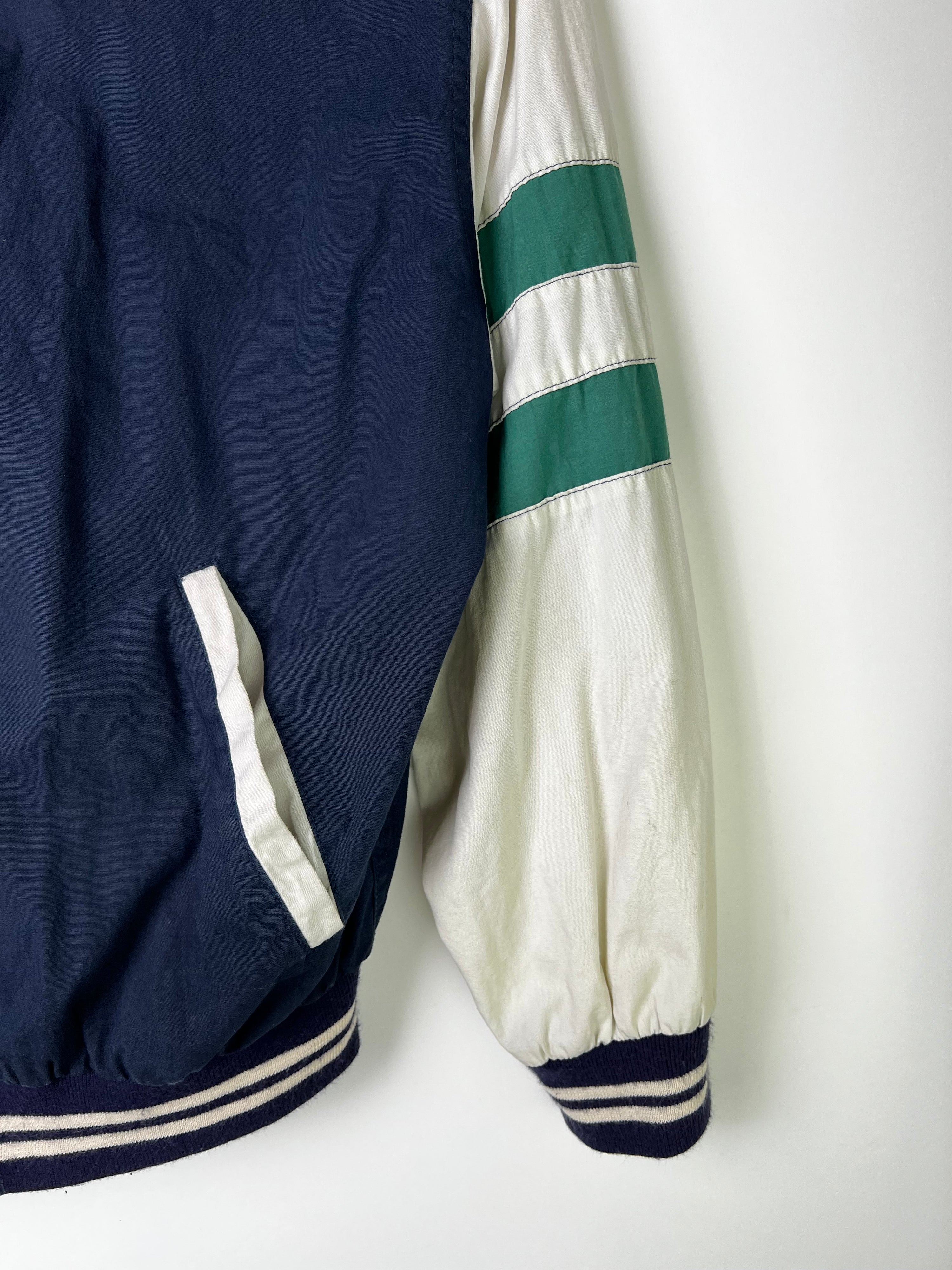 VINTAGE BOMBER JACKET 1980S MADE IN ITALY - M