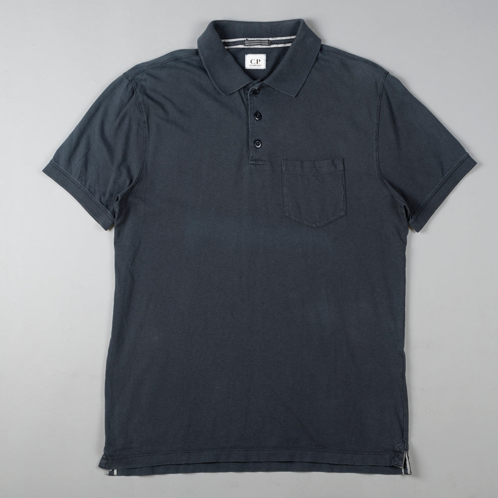 Chest Pocket Polo T-Shirt Blue