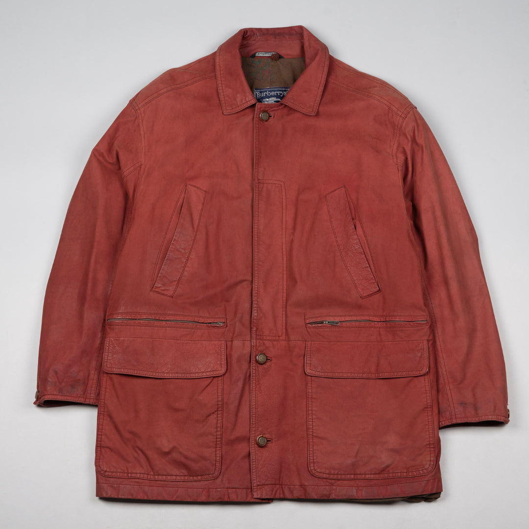 Multipocket Leather Jacket