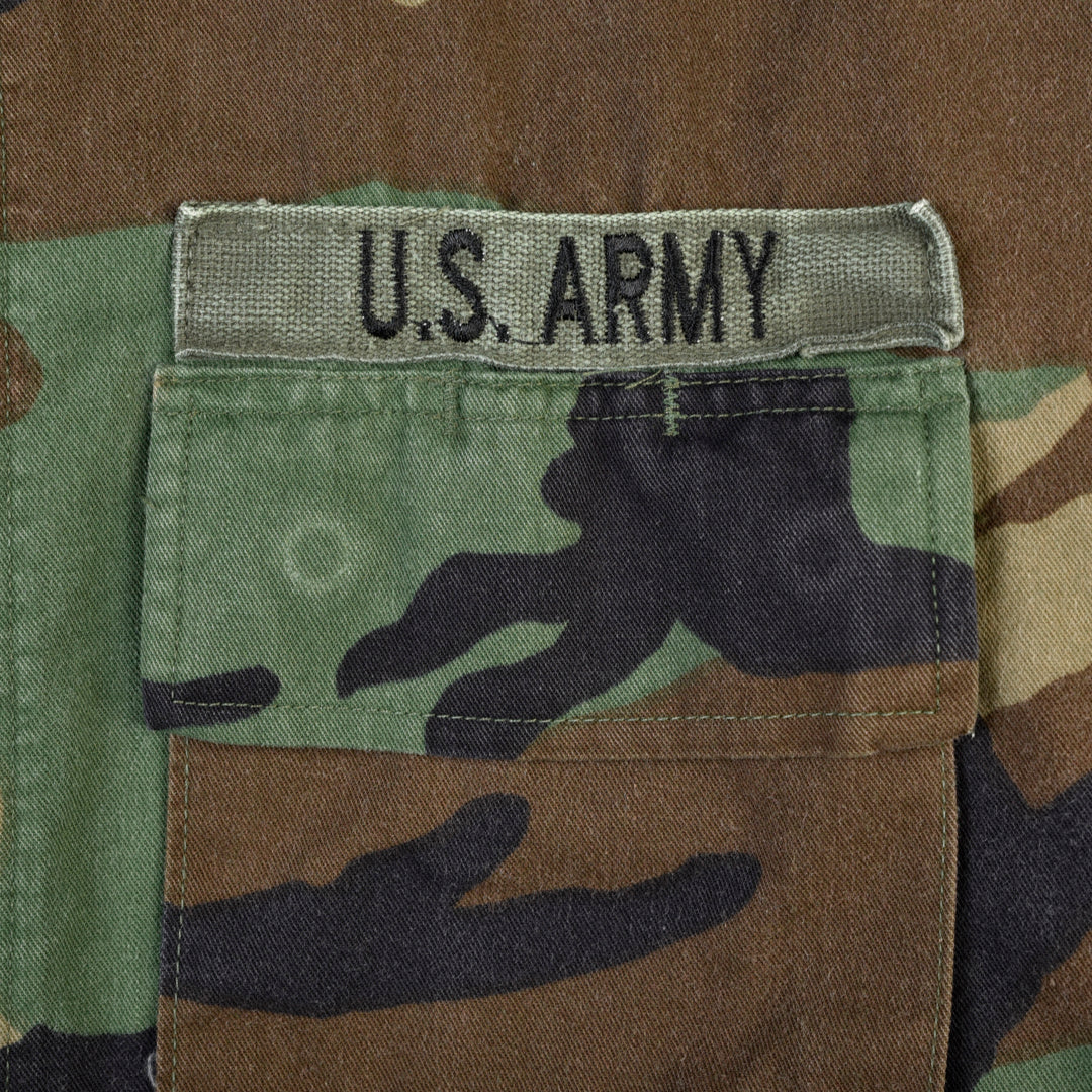 US ARMY COMBAT FIELD JACKET WOODLAND CAMO - L/XL