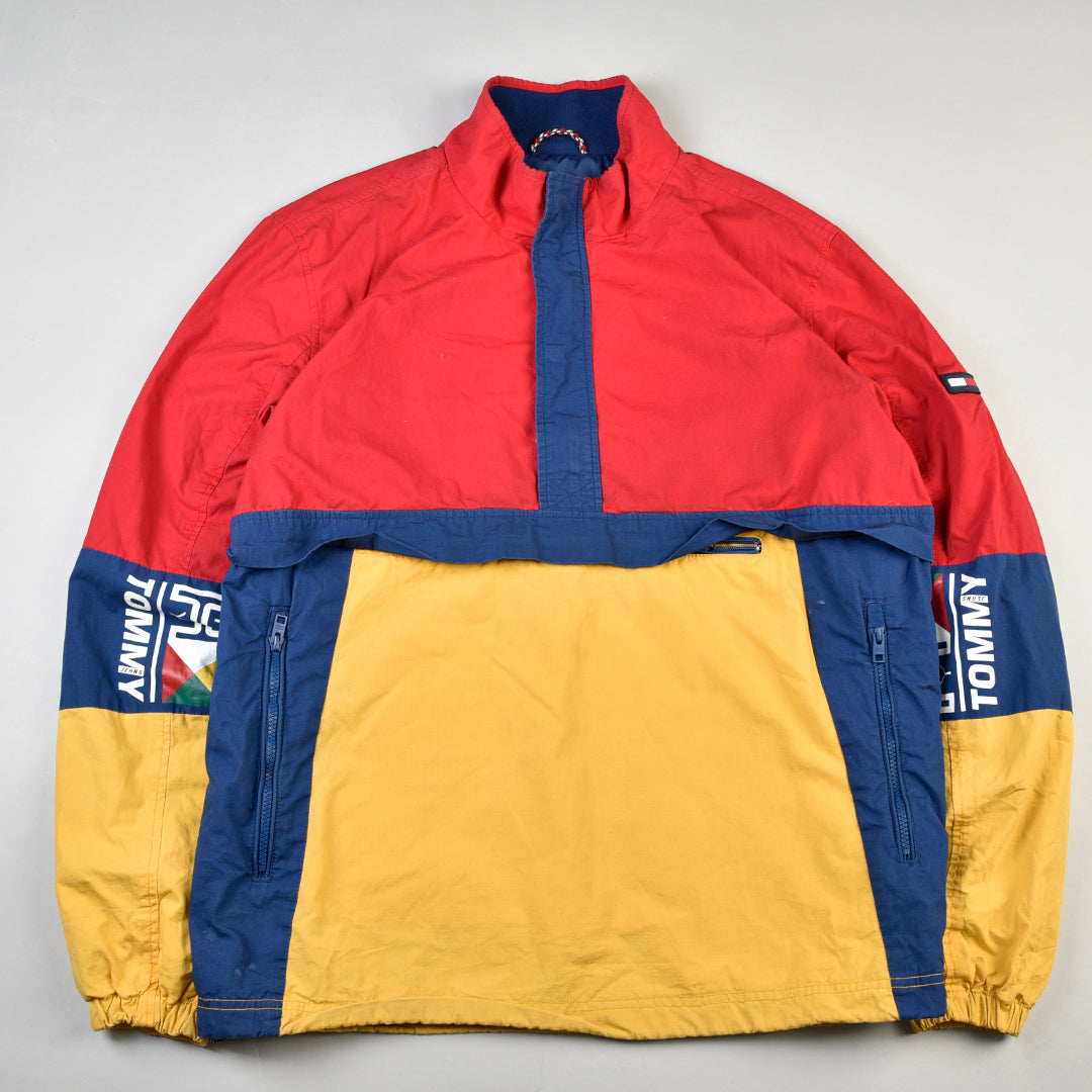 TOMMYJEANS MULTICOLOR ANORAK JACKET - XL