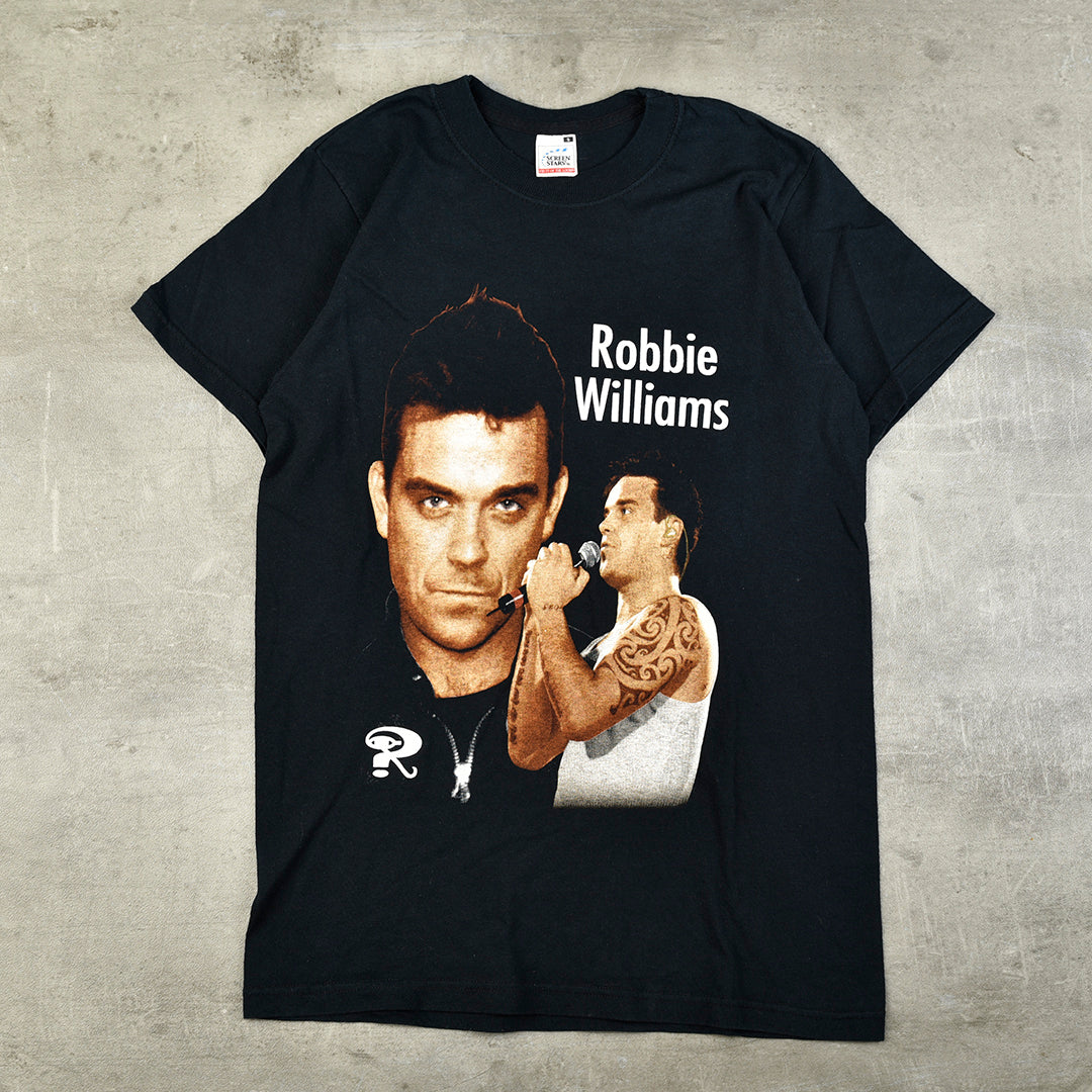 ROBBIE WILLIAMS ROCK BAND VINTAGE T-SHIRT - SMALL