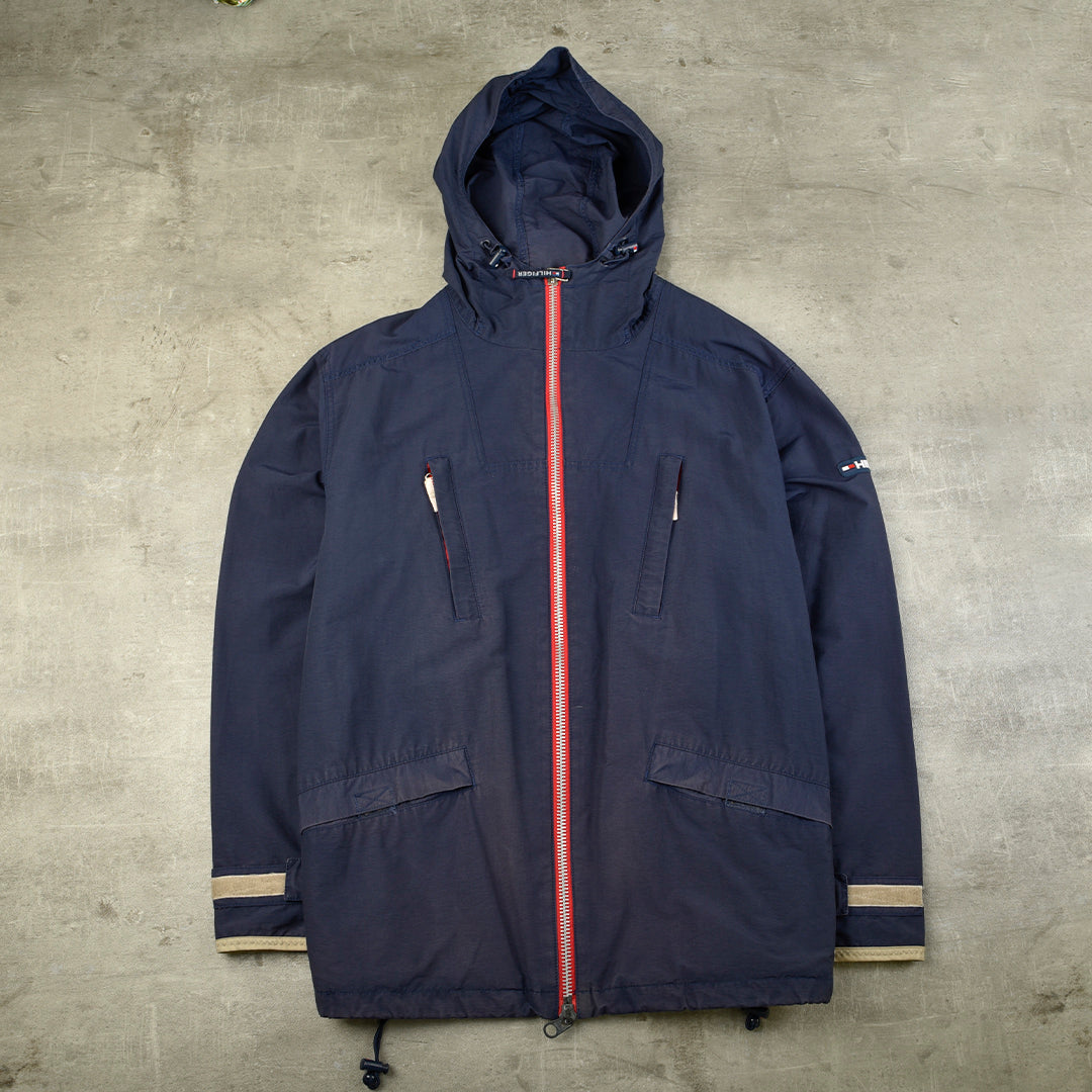 TOMMY HILFIGER WINDBREAKER PARKA JACKET - MEDIUM