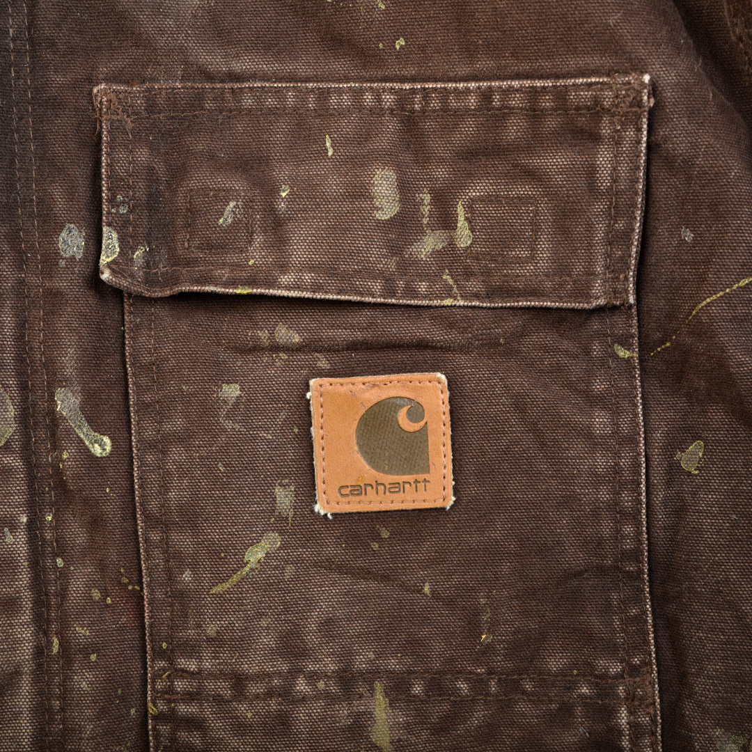 CARHARTT VINTAGE ARCTIC COAT PAINTER JACKET BROWN - XL/XXL