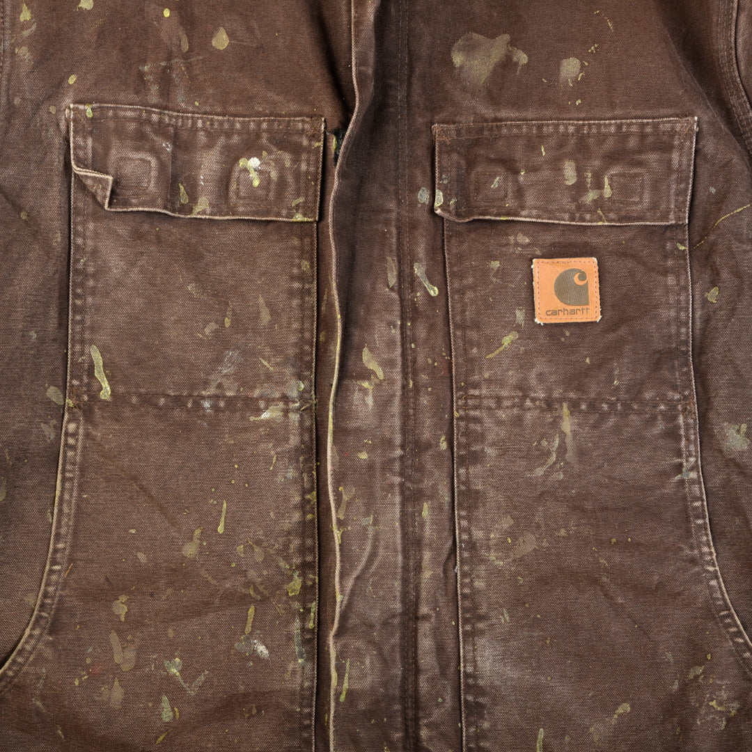 CARHARTT VINTAGE ARCTIC COAT PAINTER JACKET BROWN - XL/XXL
