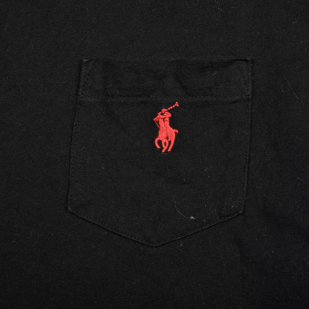 RALPH LAUREN T-SHIRT BLACK - XL