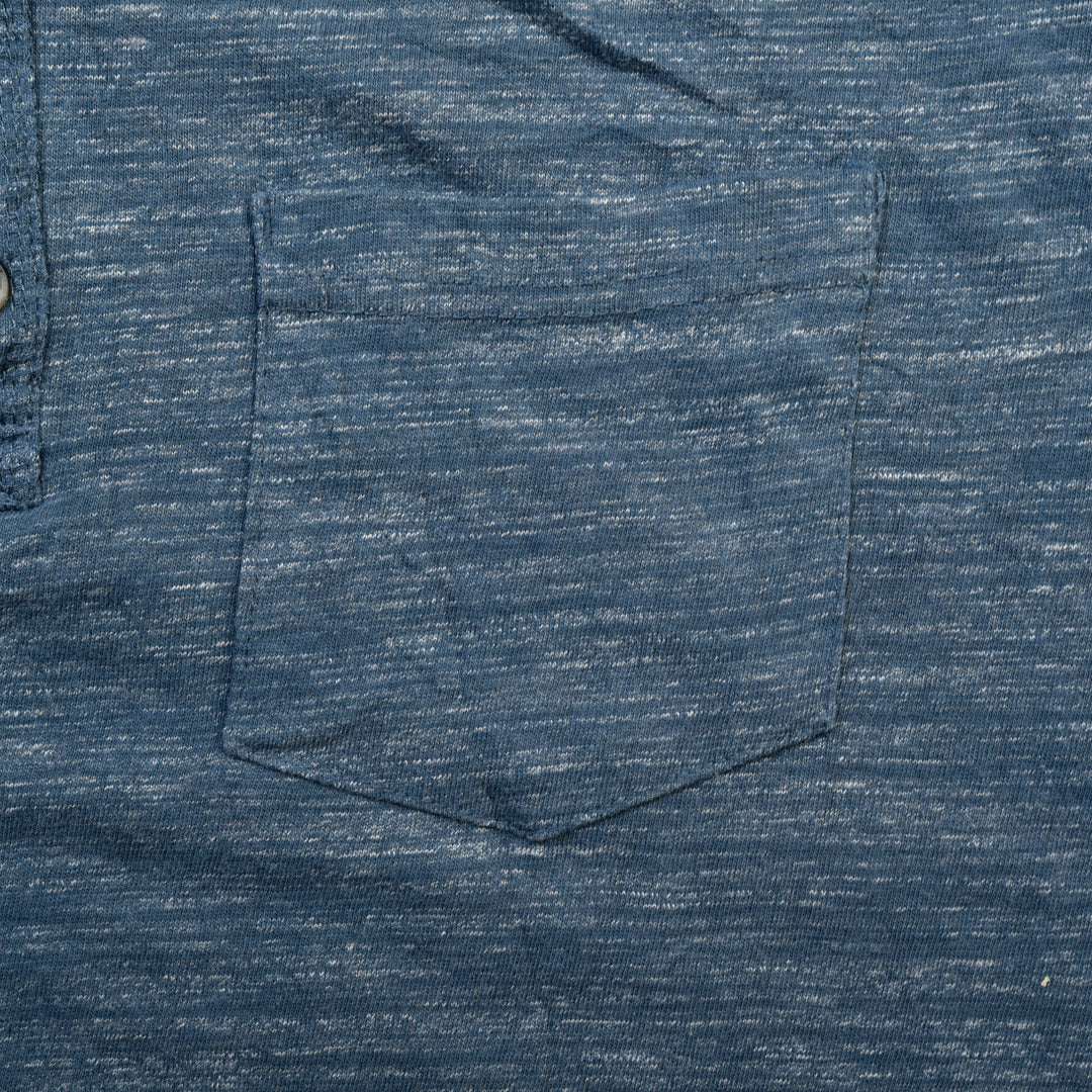LEE HENLEY T-SHIRT BLUE - XL