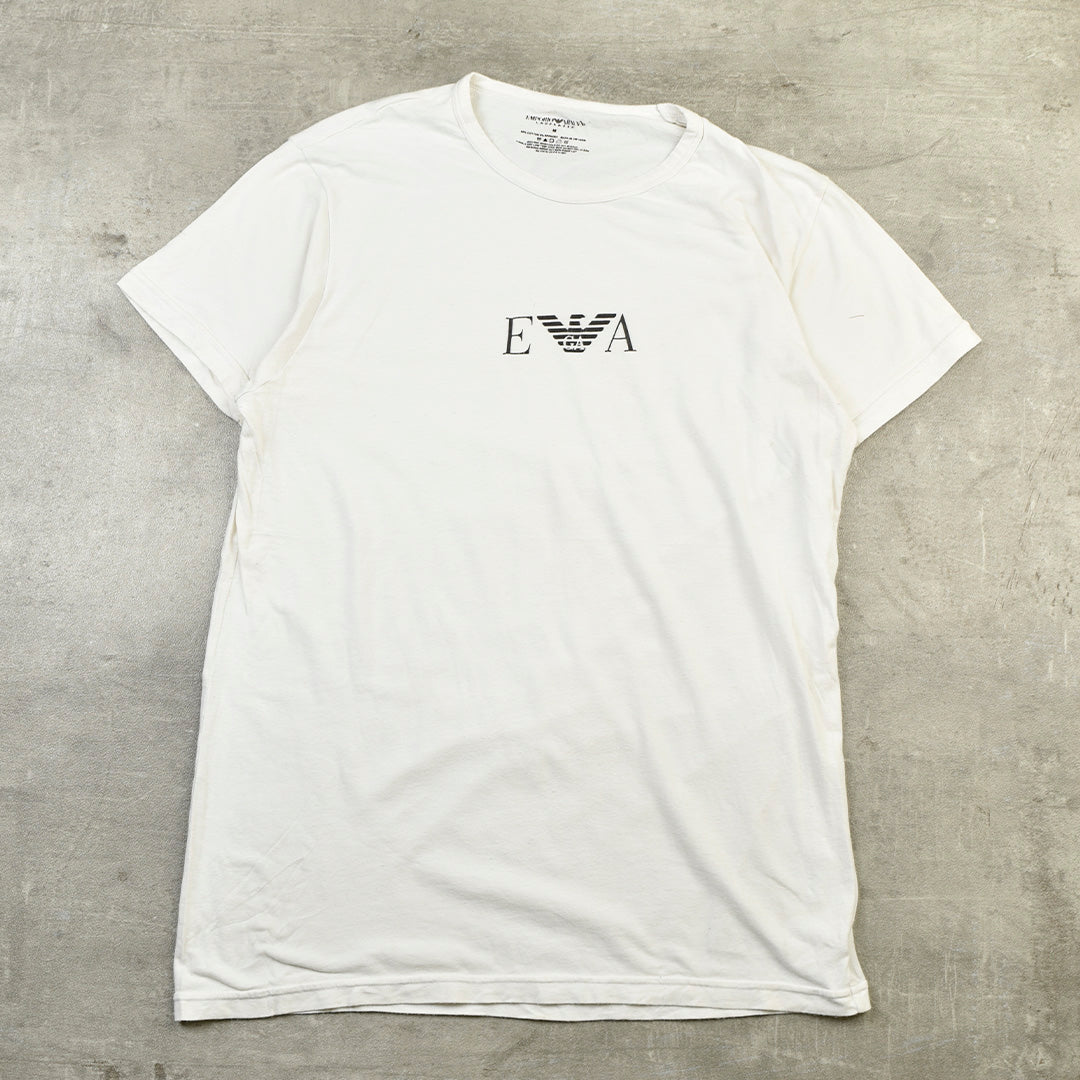 EMPORIO ARMANI TEE WHITE -  S/M