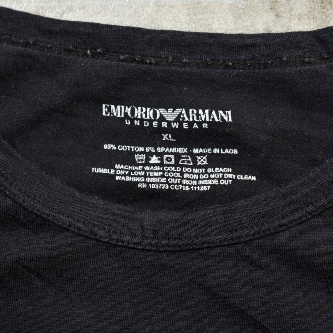 EMPORIO ARMANI TEE BLACK - M/L