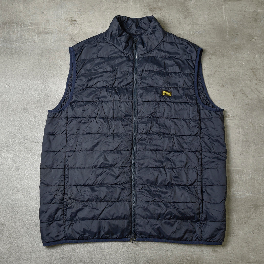 INTERNATIONAL POLARQUILT QUILTED VEST BLUE - MEDIUM