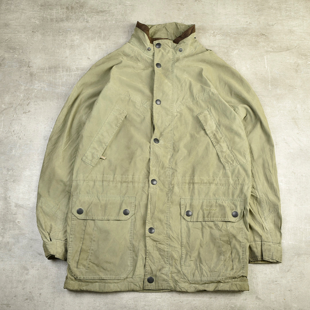 LIGHTWEIGHT FULBOURN PARKA JACKET GREEN - MEDIUM