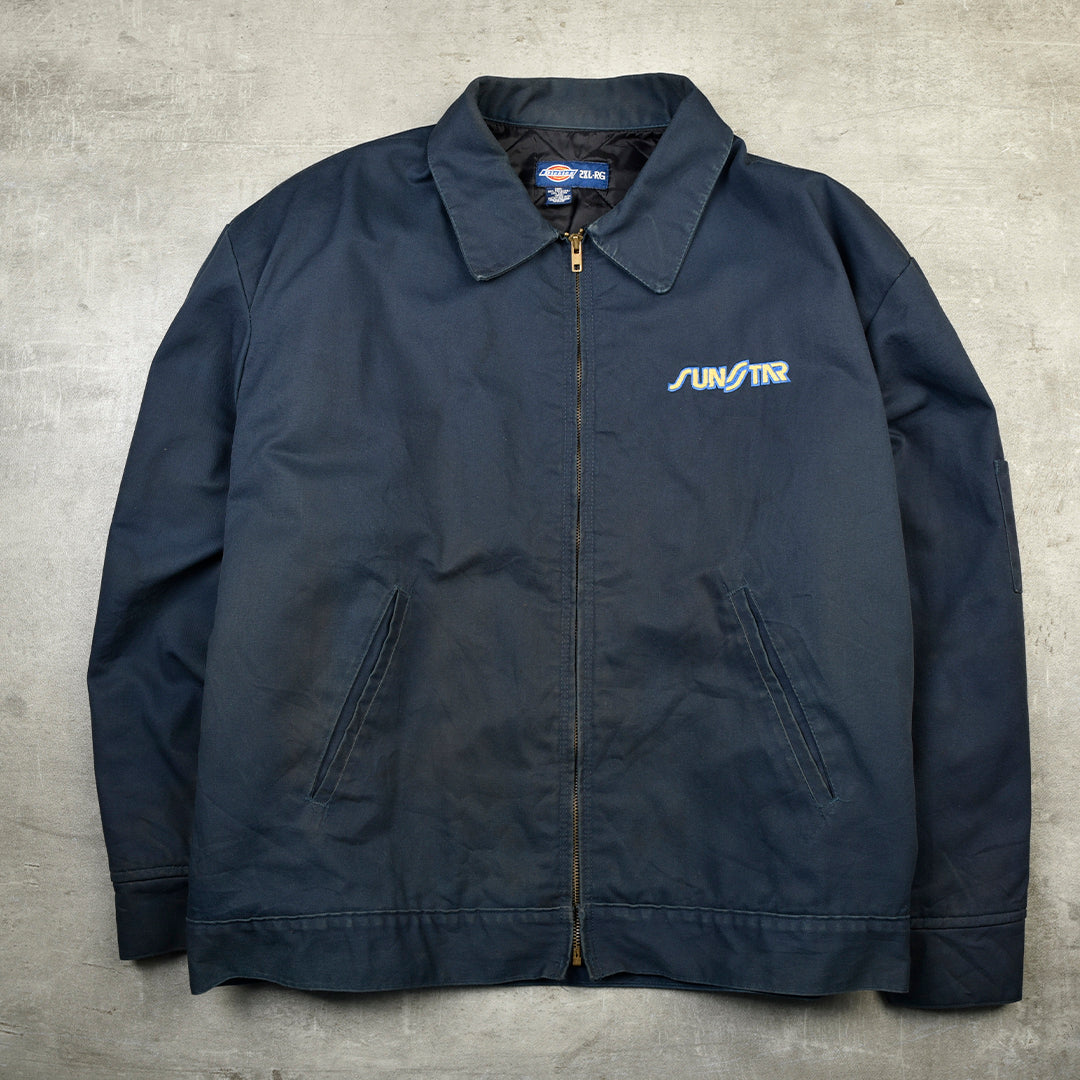 VINTAGE EISENHOWER WORK JACKET BLUE - XXL