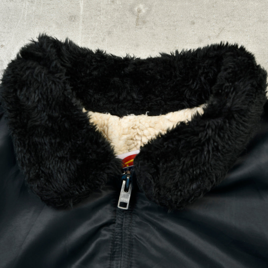 DICKIES VINTAGE FLIGHT BOMBER JACKET BLACK - XXL