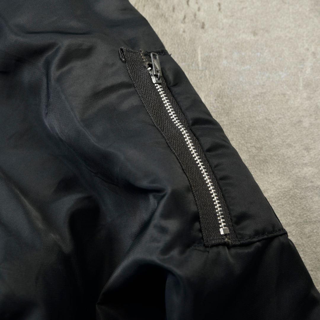 DICKIES VINTAGE FLIGHT BOMBER JACKET BLACK - XXL