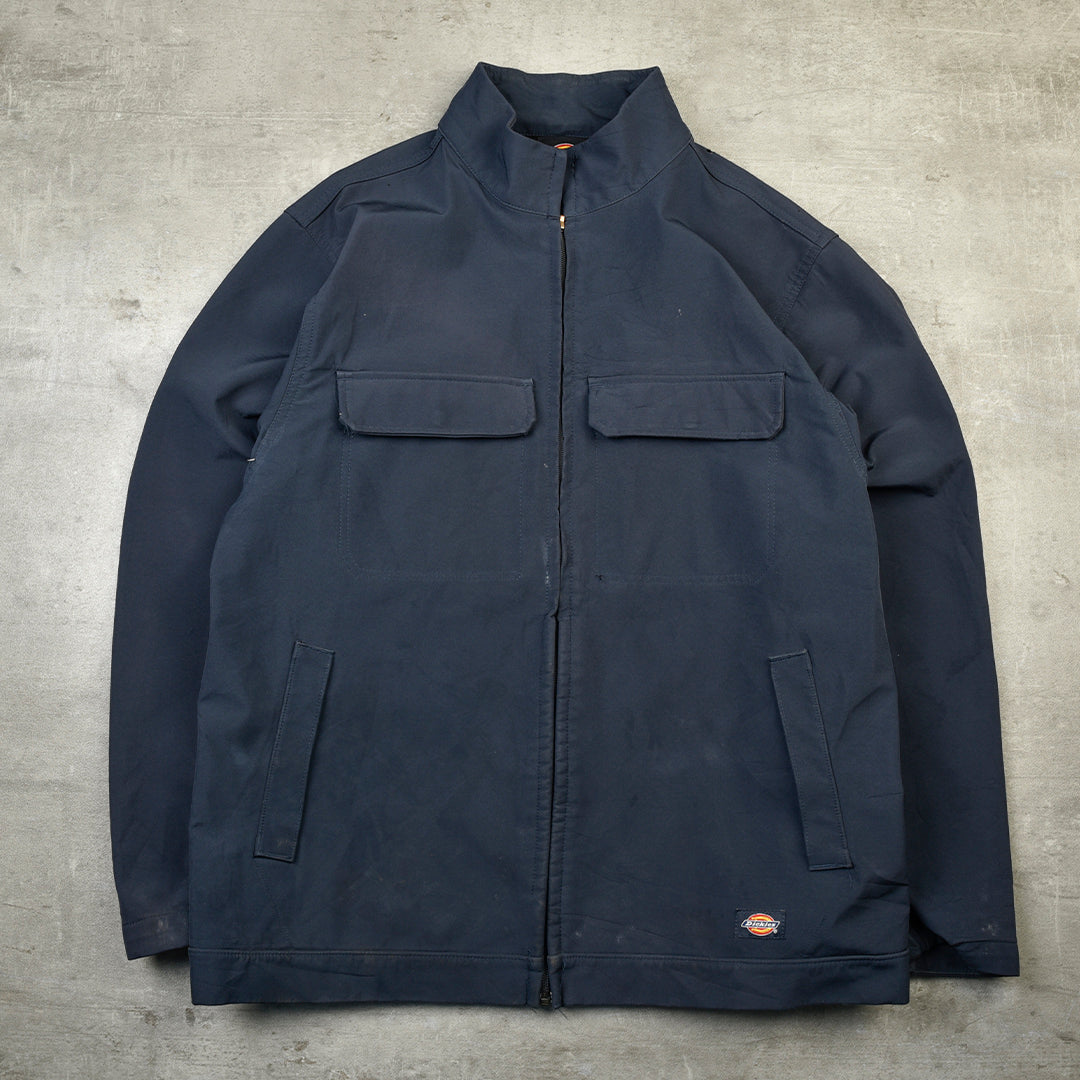 VINTAGE WORK JACKET BLUE - LARGE