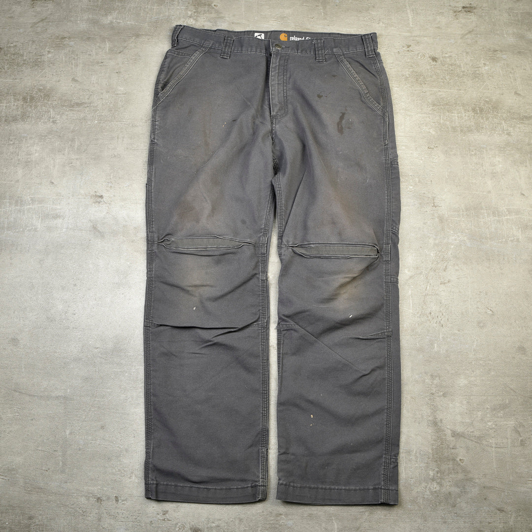 VINTAGE WORKWEAR CARPENTER PANTS GREY - 36X30