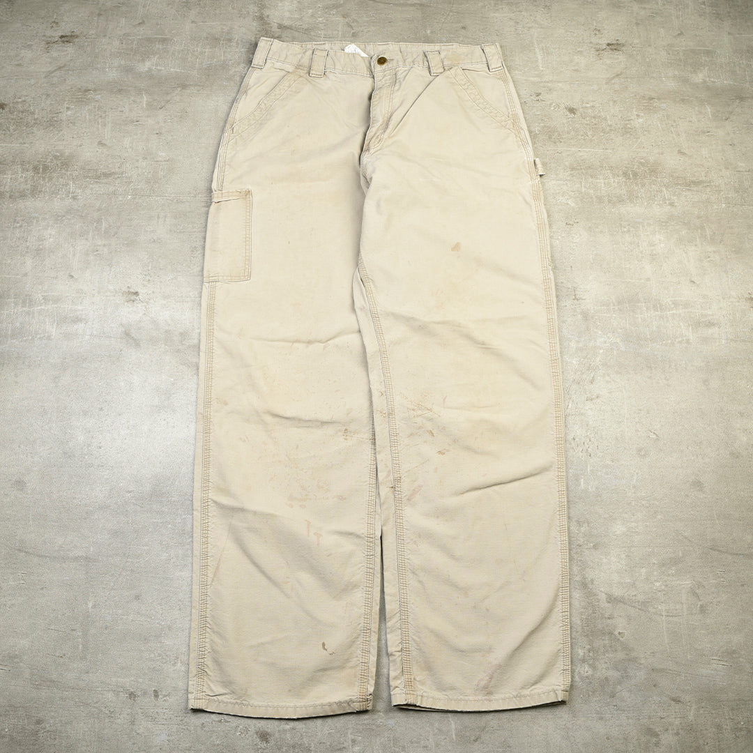 VINTAGE CARPENTER PANTS BEIGE - 36X34