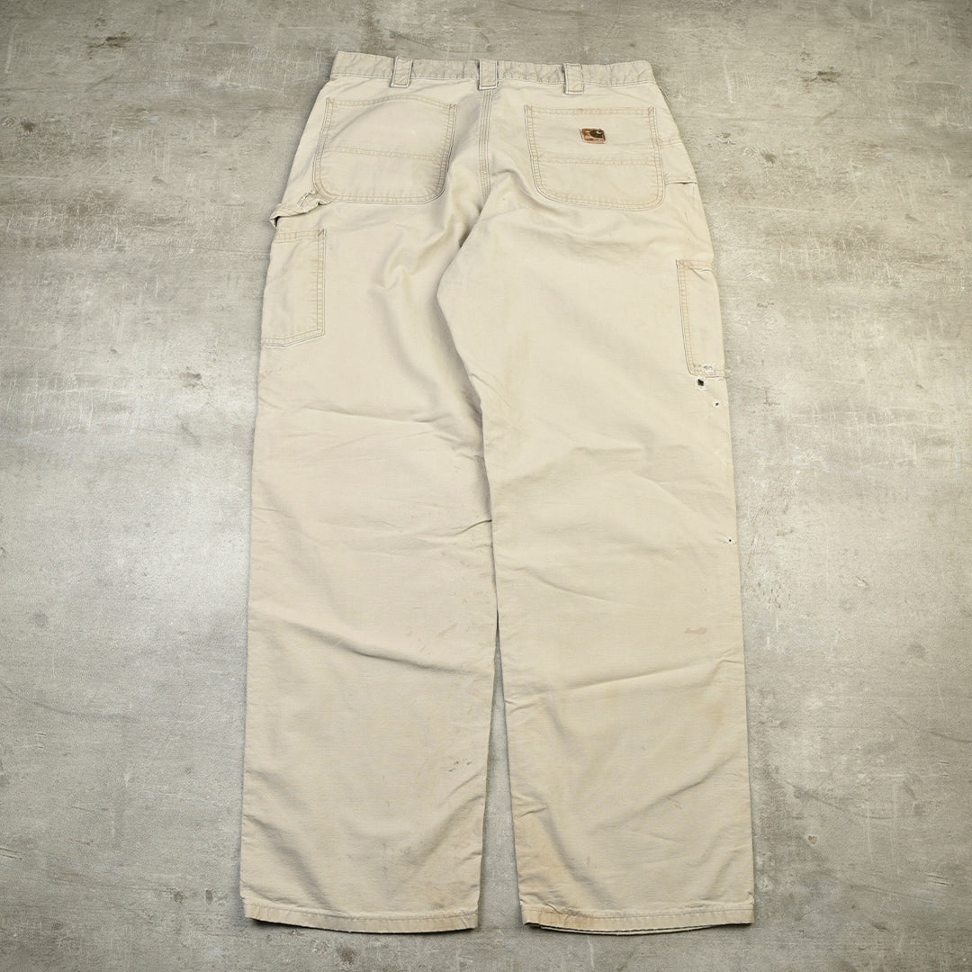 VINTAGE CARPENTER PANTS BEIGE - 36X34