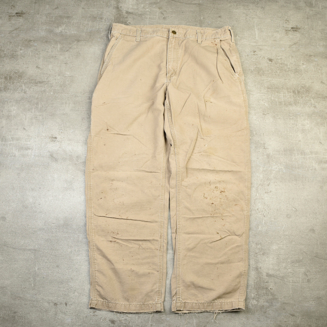 VINTAGE CARPENTER PANTS BEIGE - 34X32