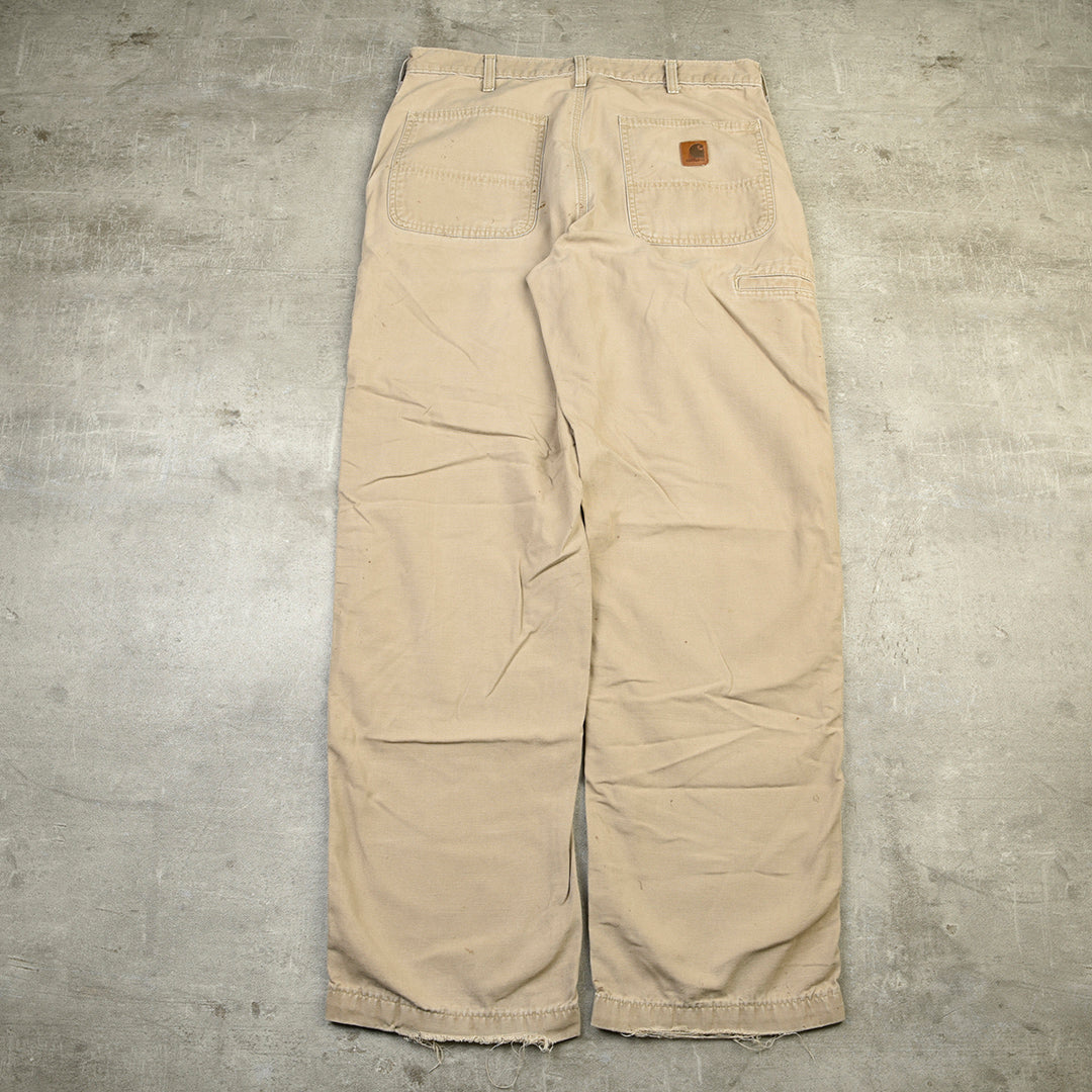 VINTAGE CARPENTER PANTS BEIGE - 34X32