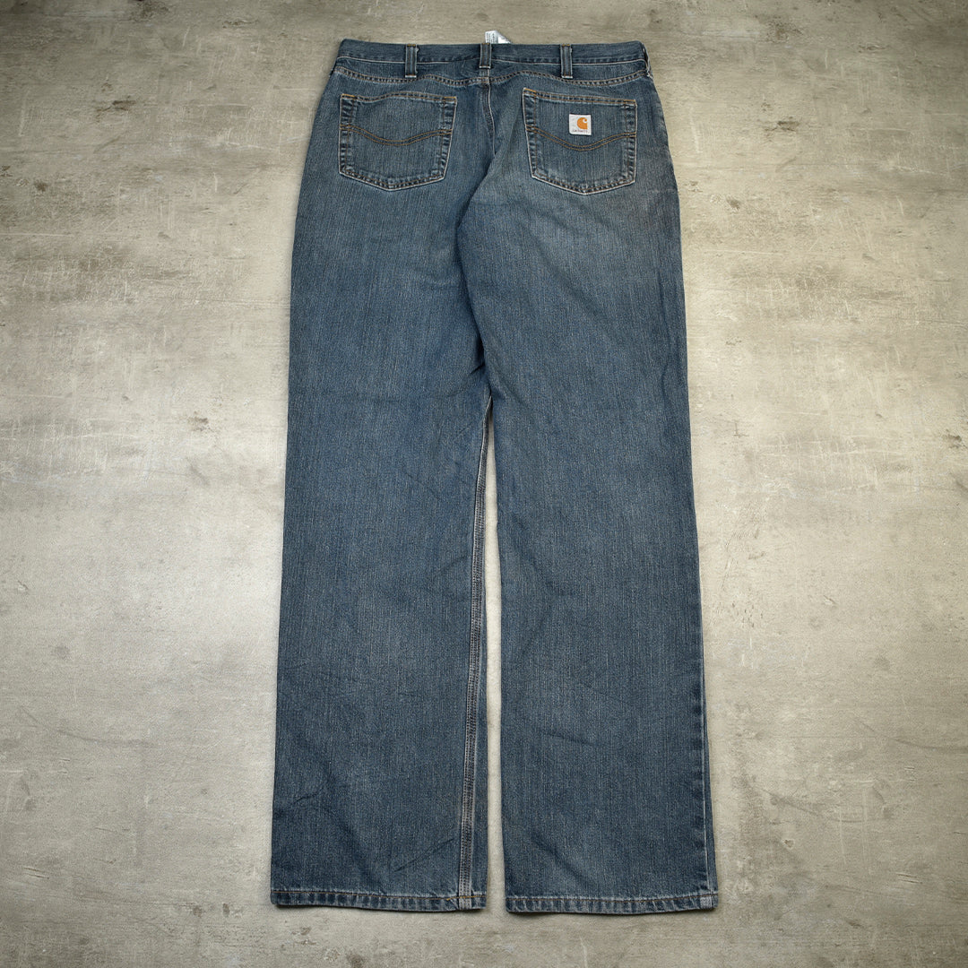 WORK DENIM PANTS BLUE - 36X36