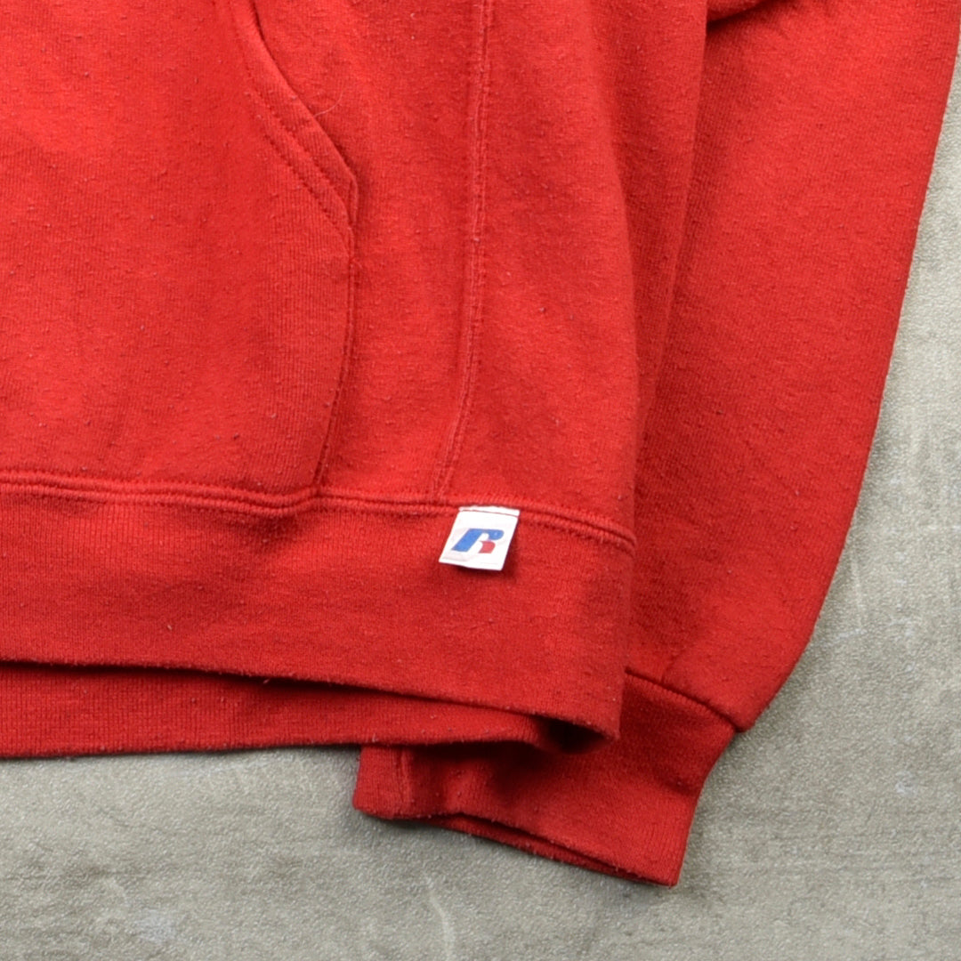 BELLINGHAM HS VINTAGE HOODIE RED - LARGE