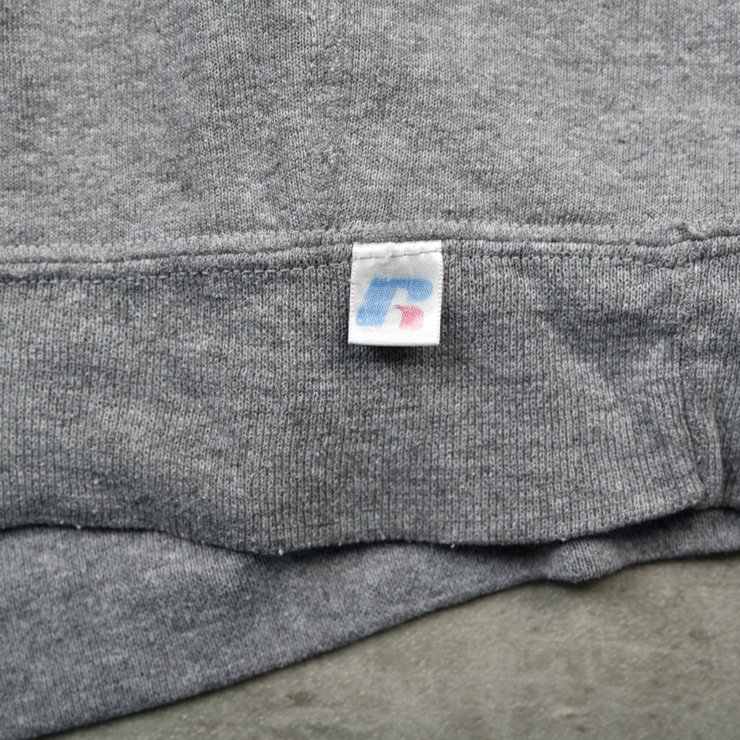 VINTAGE BLANK SWEATSHIRT GREY - XL