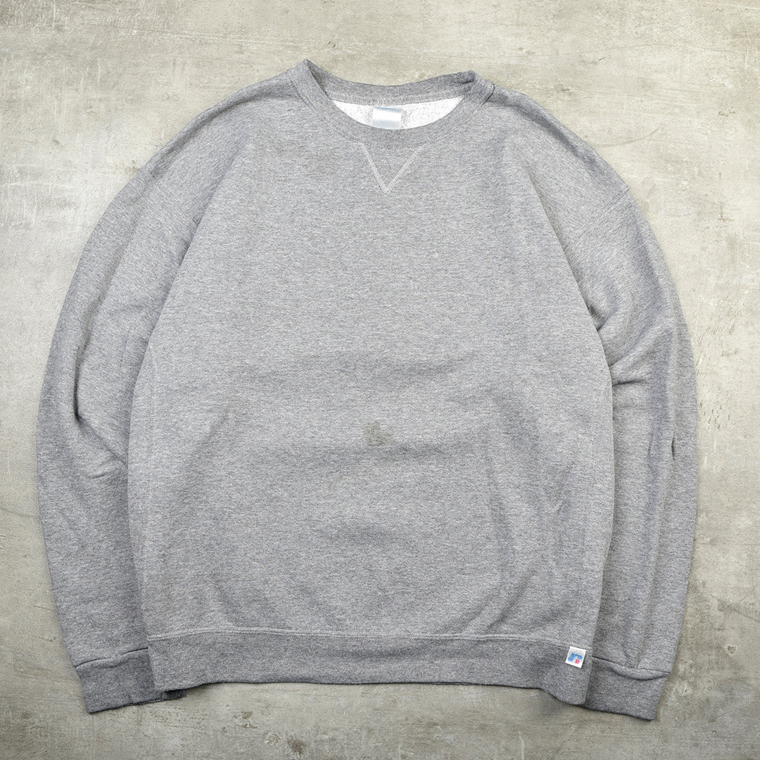 VINTAGE BLANK SWEATSHIRT GREY - XL