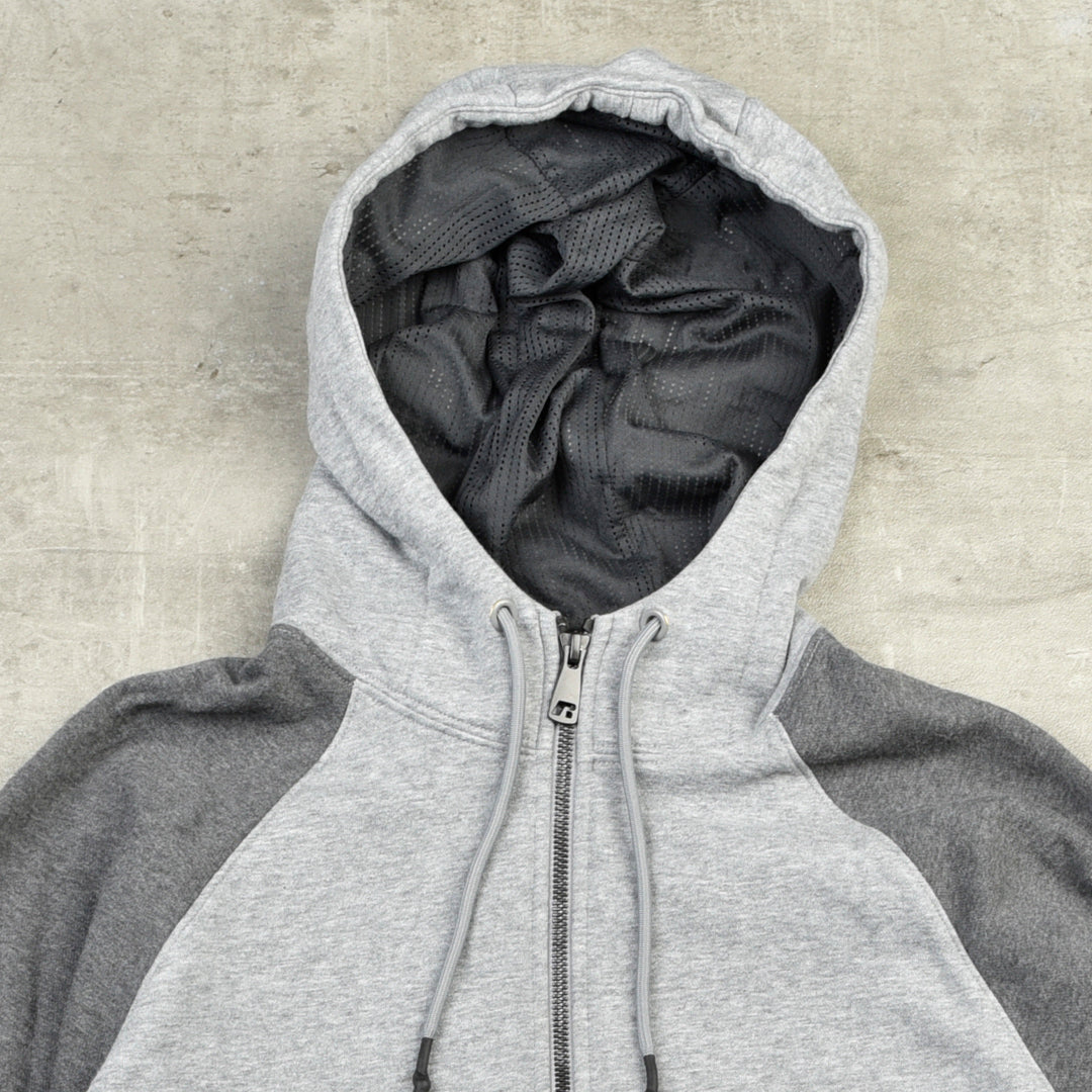 VINTAGE ZIP HOODIE GREY