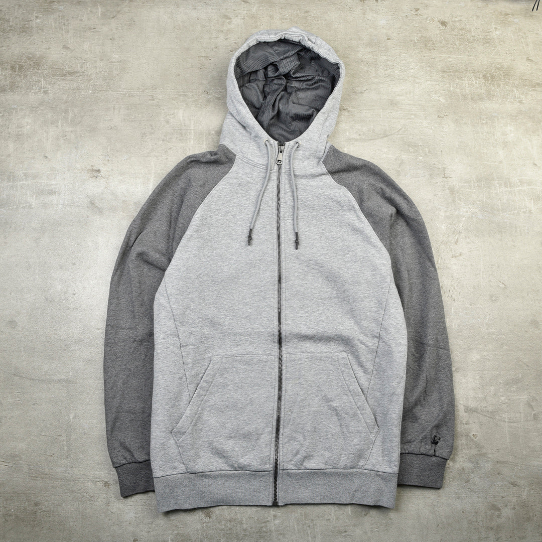 VINTAGE ZIP HOODIE GREY