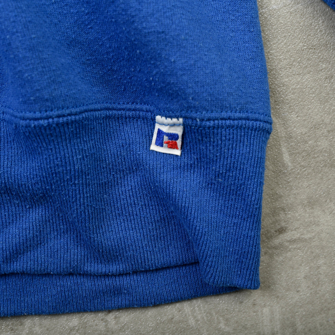 VINTAGE BLANK SWEATSHIRT BLUE - XL