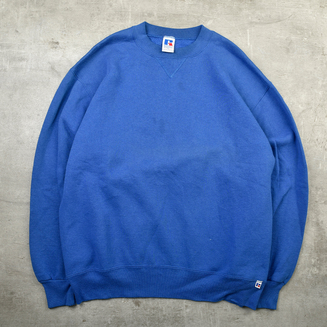 VINTAGE BLANK SWEATSHIRT BLUE - XL