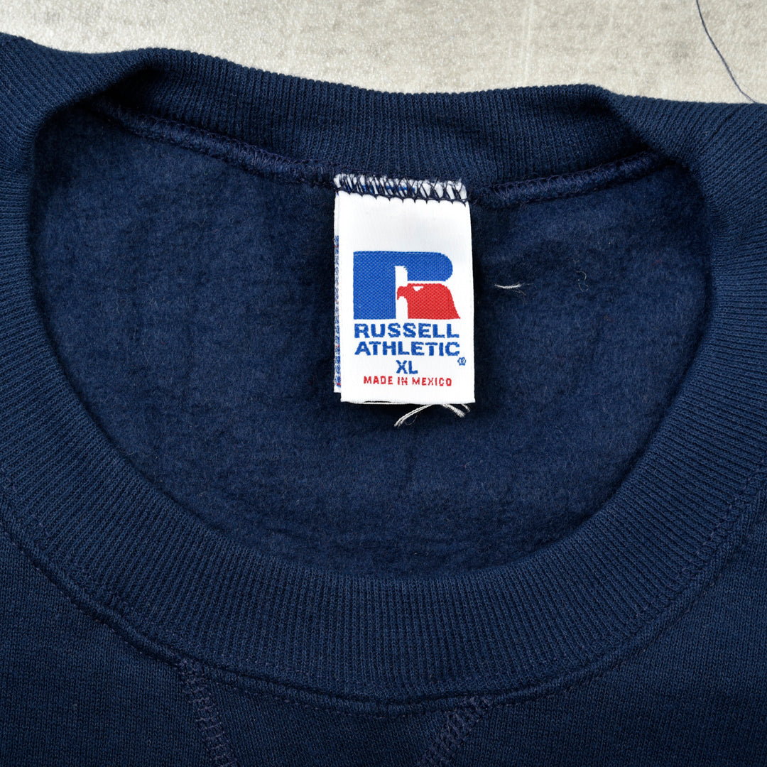 VINTAGE BLANK SWEATSHIRT BLUE - XL