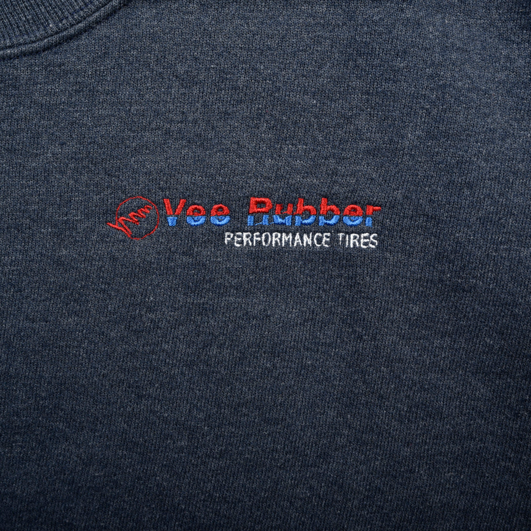 VEE RUBBER VINTAGE  SWEATSHIRT BLUE - L/XL