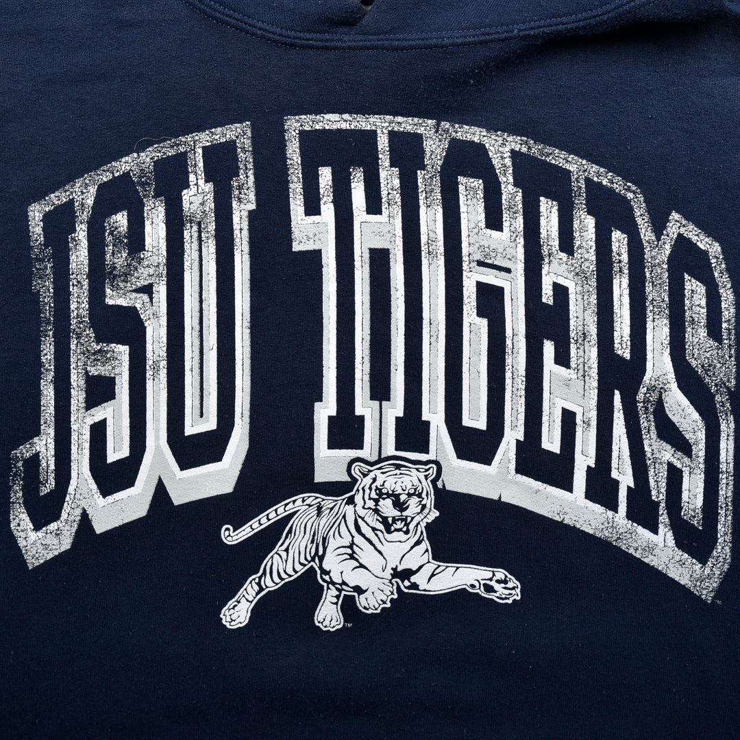 JSU TIGERS VINTAGE HOODIE BLUE - MEDIUM