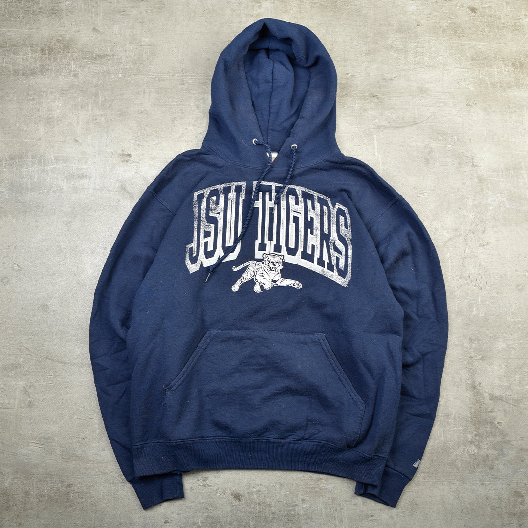 JSU TIGERS VINTAGE HOODIE BLUE - MEDIUM