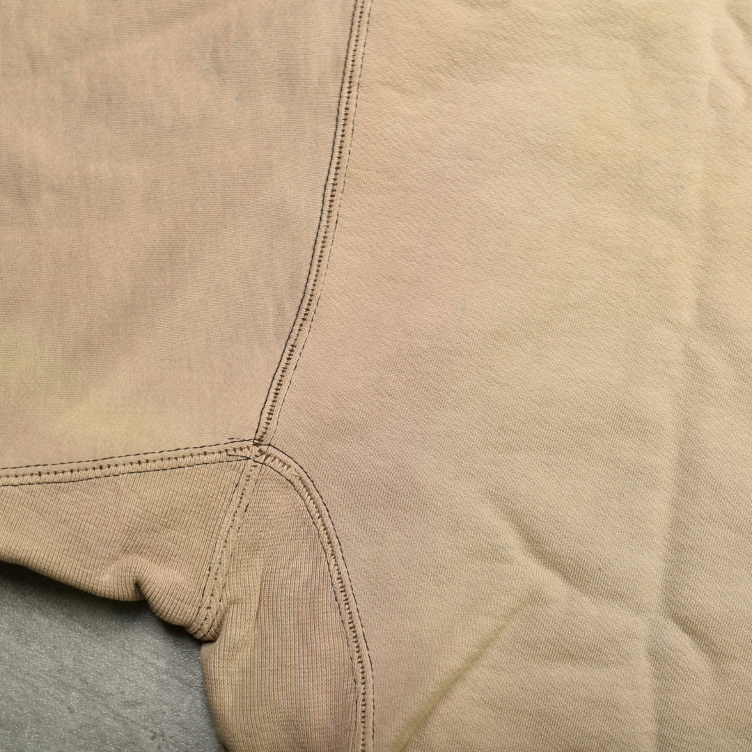 VINTAGE BLANK SWEATSHIRT BEIGE - XXL