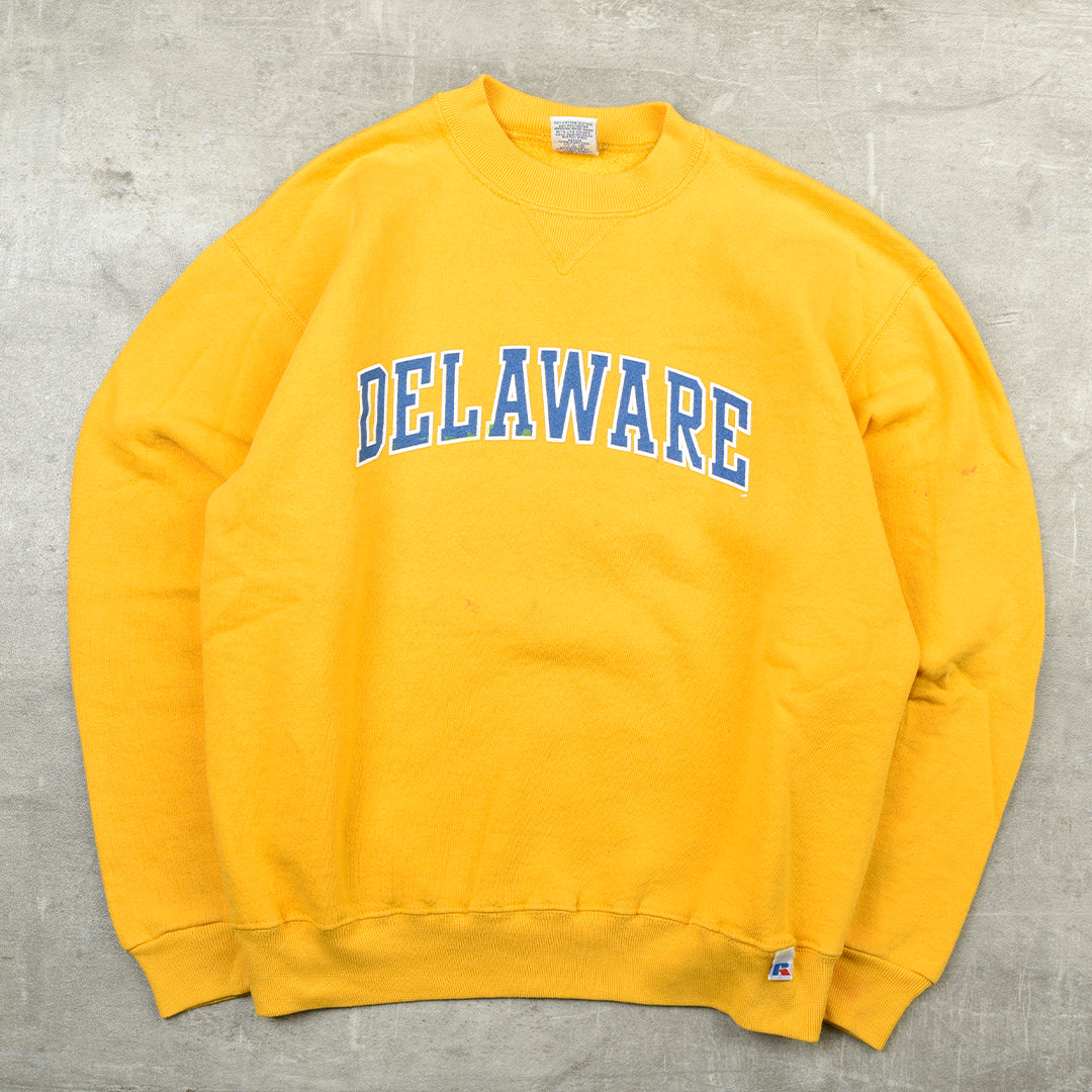 DELAWARE VINTAGE SWEATSHIRT YELLOW - XS/S