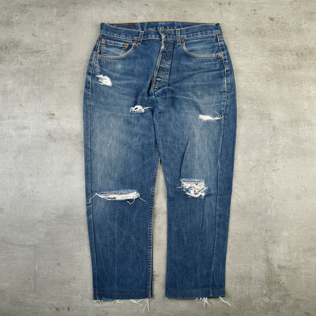 501 VINTAGE DENIM JEANS - 33X36