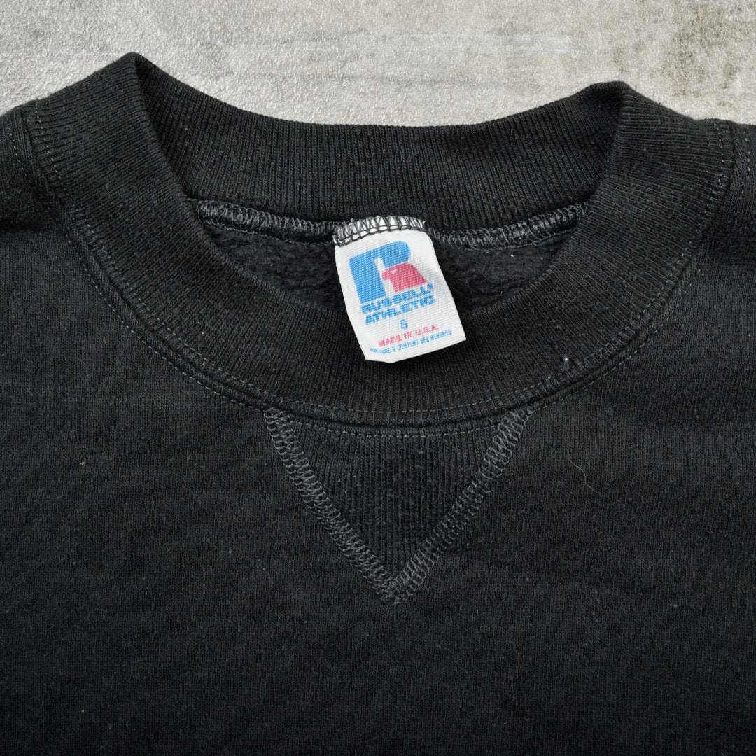 US AIR FORCE VINTAGE SWEATSHIRT BLACK - SMALL