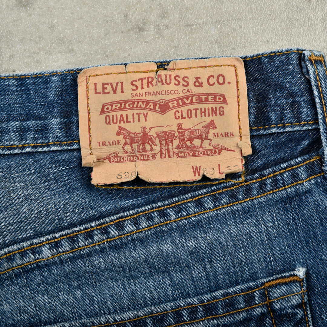 630 VINTAGE DENIM JEANS BLUE - 33X32