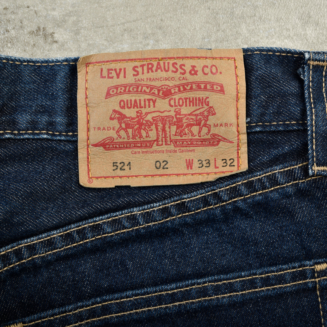 521 VINTAGE DENIM JEANS BLUE - 33X32