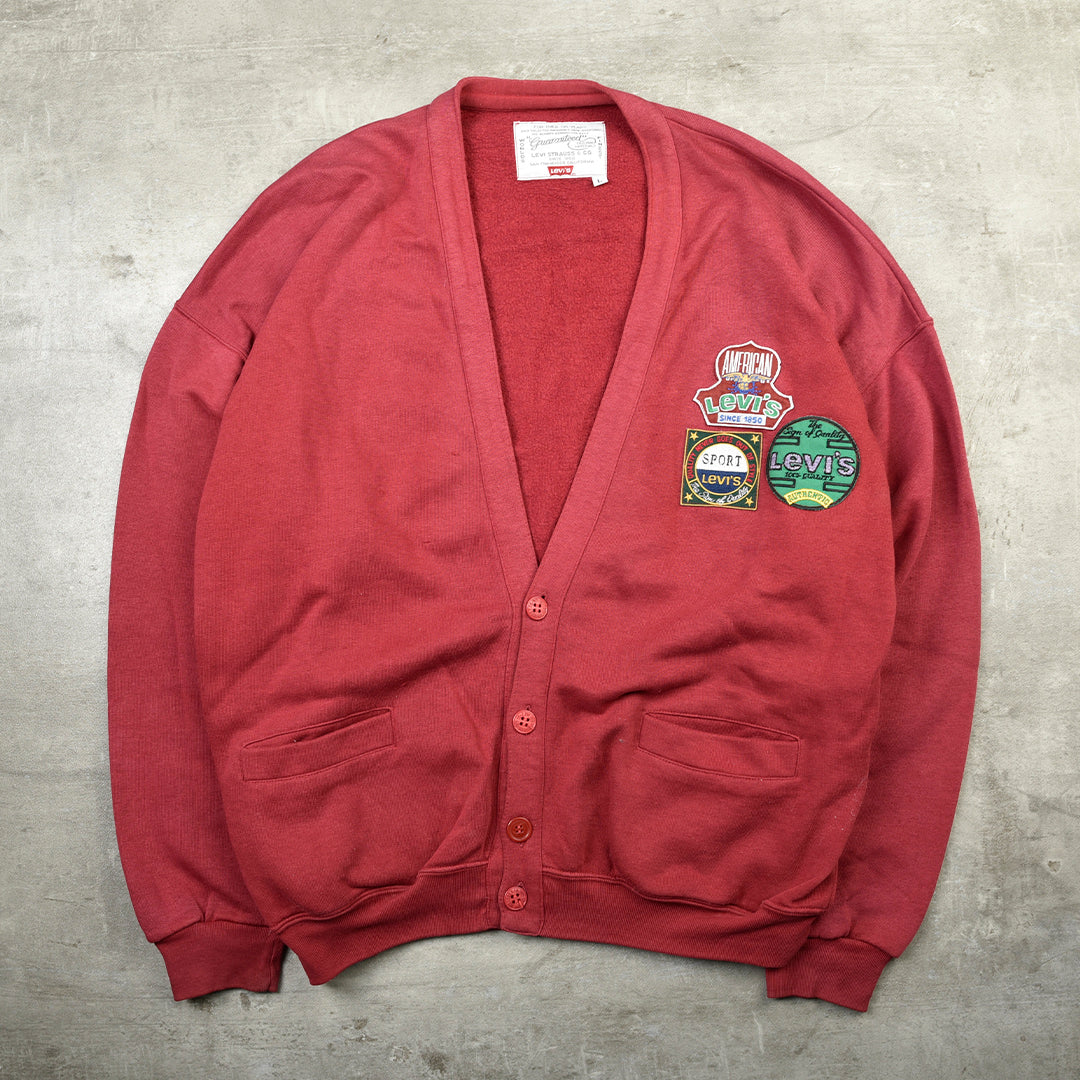 Levi's VINTAGE Cardigan RED - L/XL