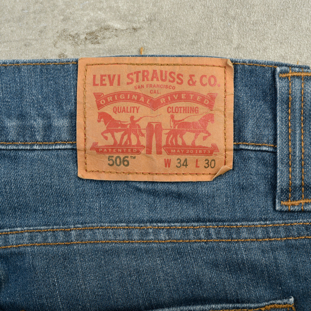 506 VINTAGE DENIM JEANS BLUE - 34X30