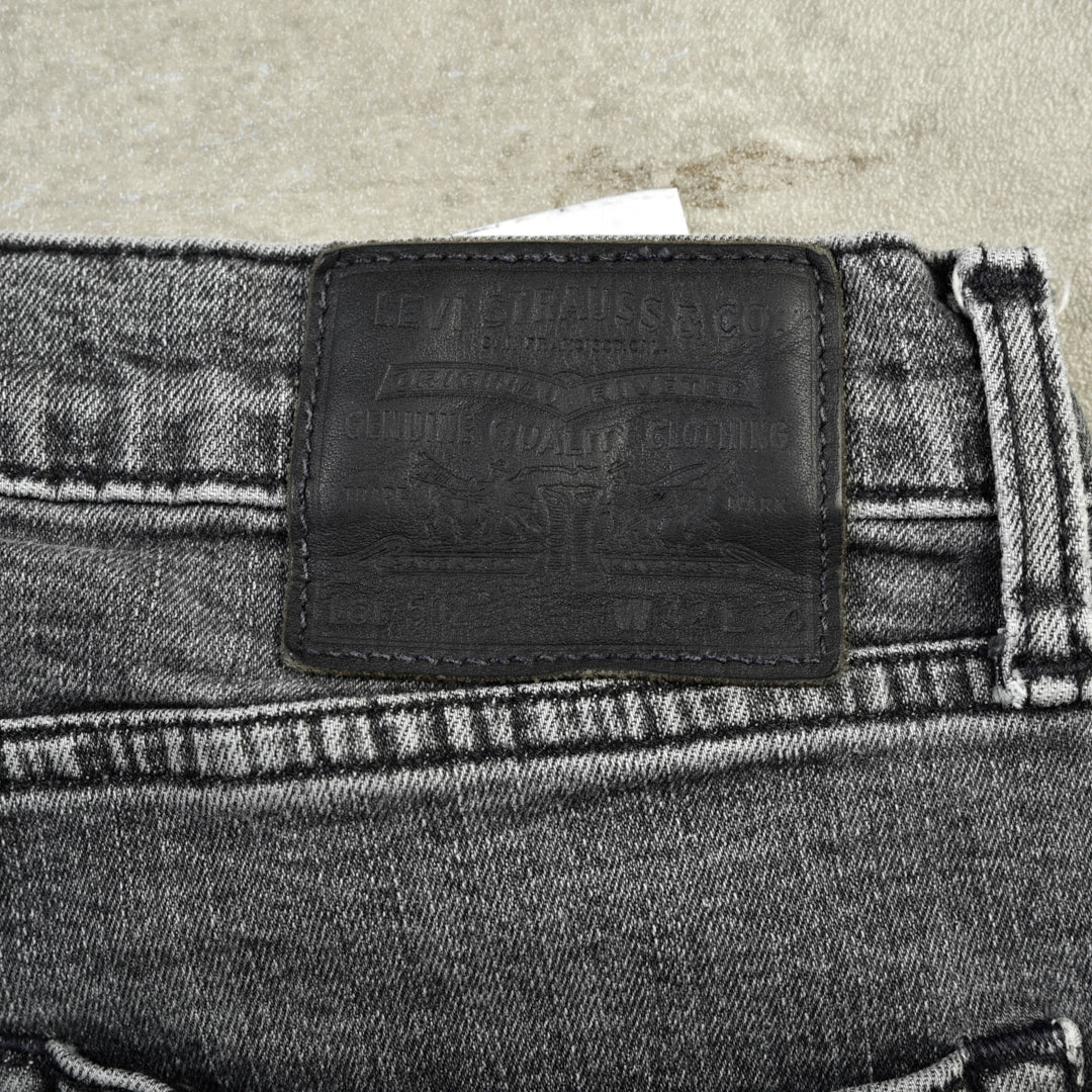 502 VINTAGE DENIM JEANS GREY BIG E - 32X34