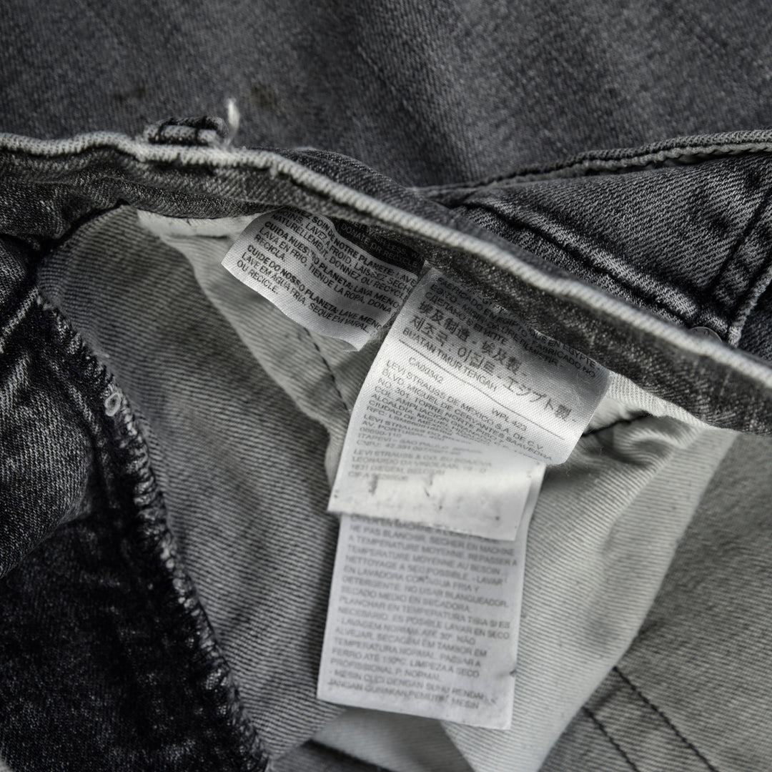 502 VINTAGE DENIM JEANS GREY BIG E - 32X34