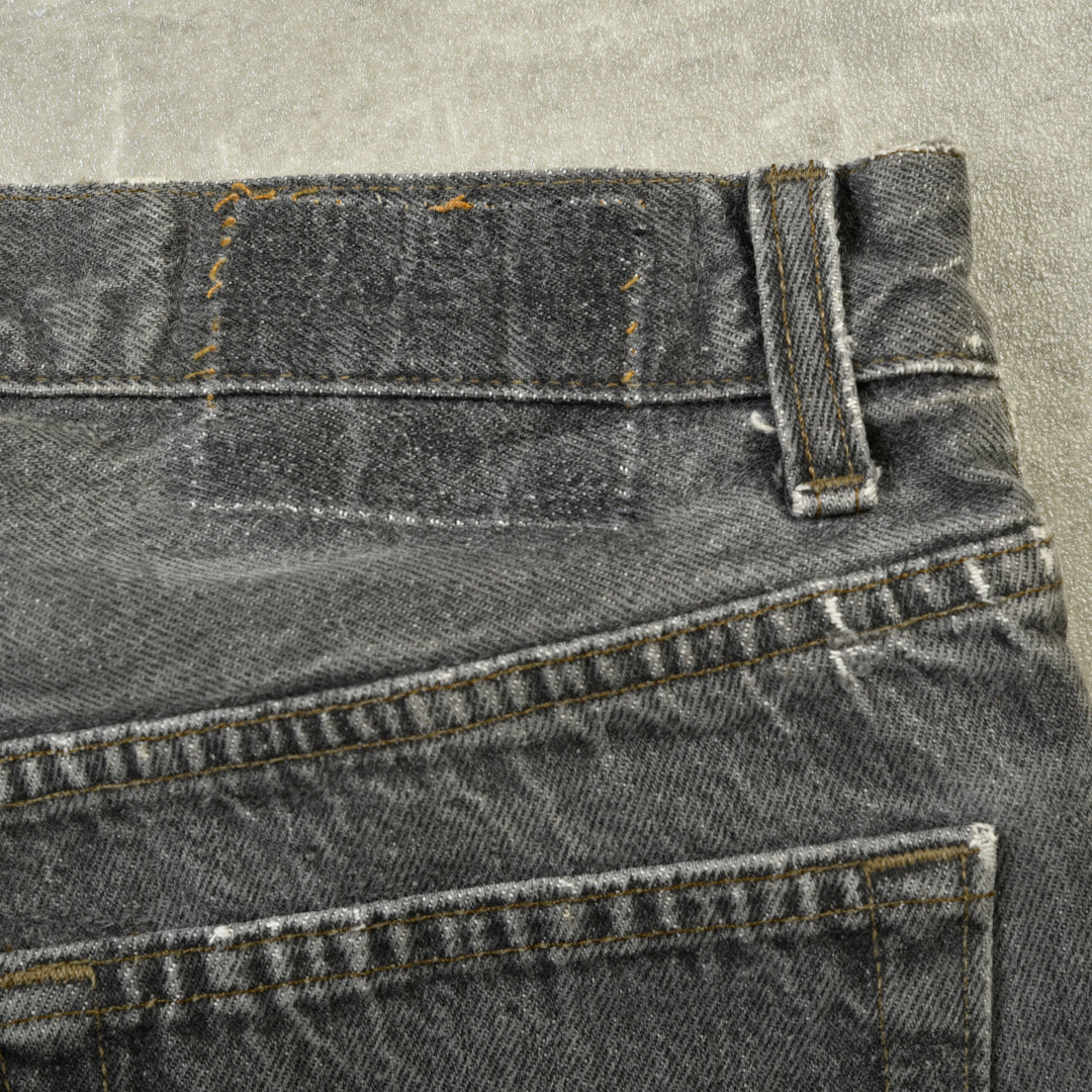 LEVIS 501 VINTAGE DENIM JEANS GREY - 28X32