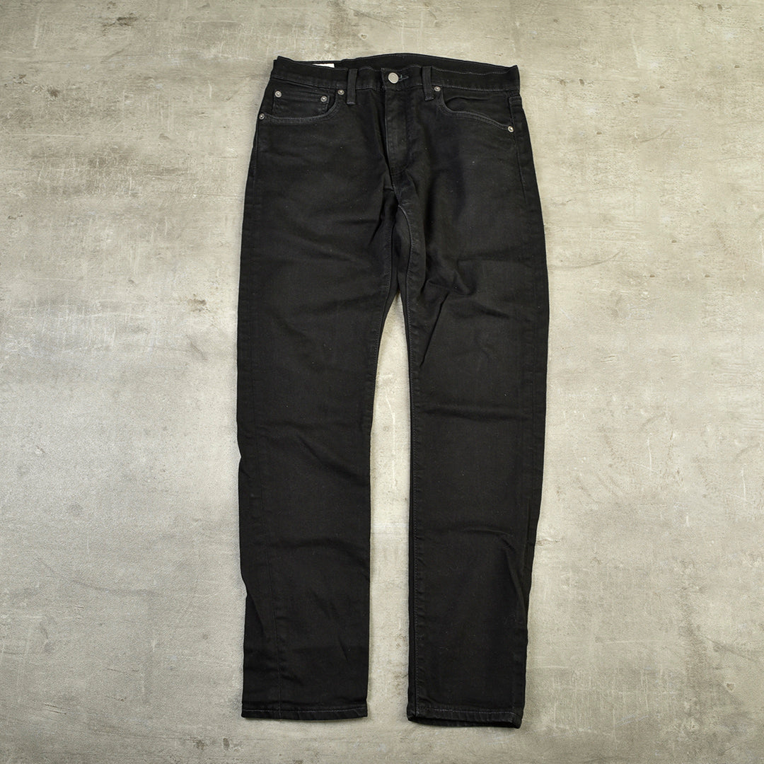 512 VINTAGE DENIM JEANS BLACK BIG E - 32X32